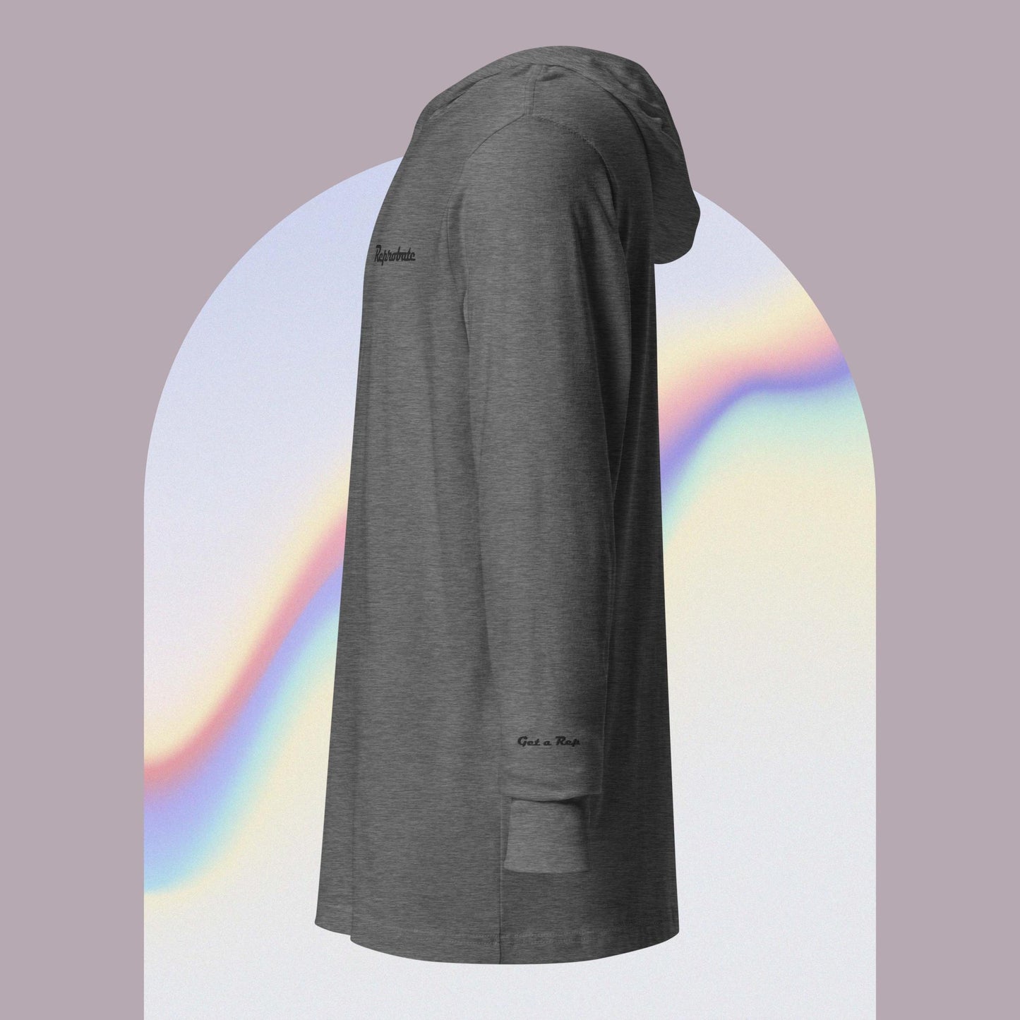 Hooded long-sleeve tee